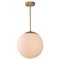 Lampe à Suspension Globe en Verre Opal 30 par Schwung 1
