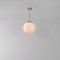 Lampe à Suspension Globe en Verre Opal 30 par Schwung 2