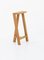 Medium Pausa Oak Stool by Pierre-Emmanuel Vandeputte, Set of 4 2