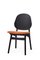 Edler Stuhl aus schwarz lackierter Buche & Rusty Rose von Warm Nordic 4