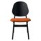 Noble Chair in Black Lacquered Beech and Terracotta by Warm Nordic 1