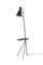 Cone Floor Lamp with Table Black Noir by Warm Nordic 2