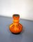 Fat Lava Vase in Orange Color, W. Germany, 1950s 2