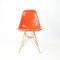 Sedia Eiffel Shell arancione di Charles & Ray Eames per Herman Miller, anni '60, Immagine 12
