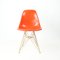 Silla Eiffel Shell en naranja de Charles and Ray Eames para Herman Miller, años 60, Imagen 12