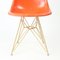 Silla Eiffel Shell en naranja de Charles and Ray Eames para Herman Miller, años 60, Imagen 13