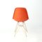 Sedia Eiffel Shell arancione di Charles & Ray Eames per Herman Miller, anni '60, Immagine 8