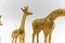 Statuette Mid-Century moderne in ottone con giraffa e leone, anni '60, set di 5, Immagine 9