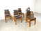 Oak Dining Chairs from Meubelatelier Vanda, 1970s, Set of 6 1