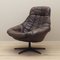 Danish Leather Swivel Armchair by H.W. Klein for Bramin, 1960s, Image 1