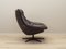 Danish Leather Swivel Armchair by H.W. Klein for Bramin, 1960s 8