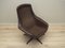 Danish Leather Swivel Armchair by H.W. Klein for Bramin, 1960s 11