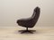 Danish Leather Swivel Armchair by H.W. Klein for Bramin, 1960s, Image 4