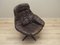 Danish Leather Swivel Armchair by H.W. Klein for Bramin, 1960s 9