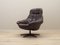 Danish Leather Swivel Armchair by H.W. Klein for Bramin, 1960s 3