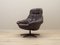 Danish Leather Swivel Armchair by H.W. Klein for Bramin, 1960s, Image 3
