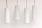 Milk Glass Tube Ceiling Lights from Raak, the Netherlands, 1950, Set of 4 1