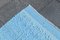 Alfombra Kilim moderna grande en tonos azules, años 60, Imagen 9