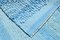 Tappeto grande Kilim Shades of Blue, anni '60, Immagine 11