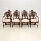 Vintage Shield Back Dining Chairs, 1930s, Set of 8, Image 1