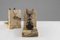 Marble and Bronze Rabbit Bookends, 1930s, Set of 2 5