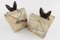 Marble and Bronze Rabbit Bookends, 1930s, Set of 2, Image 7