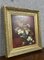 Louis Milan, Natura morta con fiori, anni '50, Olio su tela, con cornice, Immagine 4
