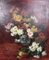 Louis Milan, Still Life with Flowers, 1950s, Oil on Canvas, Framed, Image 5