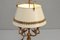 French Bouillotte Table Lamp with Swans, 1910s 17