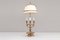French Bouillotte Table Lamp with Swans, 1910s 1