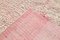 Alfombra Kilim en tonos salmón y rosa, años 60, Imagen 14