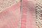 Alfombra Kilim en tonos salmón y rosa, años 60, Imagen 12