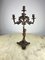 Bronze 5-Flame Candleholder, Italy, 1950s 4