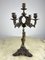 Bronze 5-Flame Candleholder, Italy, 1950s 3