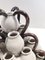 Vintage Art Deco Etruscan Tulip Vase with Glazed Ceramic Amphoras, Italy, 1940s, Image 9