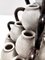 Vintage Art Deco Etruscan Tulip Vase with Glazed Ceramic Amphoras, Italy, 1940s 10