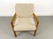 Danish Teak and Wool Senator Lounge Chair by Ole Wanscher for P. Jeppesen, 1980s 4
