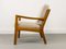 Danish Teak and Wool Senator Lounge Chair by Ole Wanscher for P. Jeppesen, 1980s 9