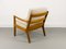 Danish Teak and Wool Senator Lounge Chair by Ole Wanscher for P. Jeppesen, 1980s 10
