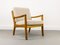 Danish Teak and Wool Senator Lounge Chair by Ole Wanscher for P. Jeppesen, 1980s 1