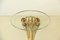 Mid-Century Avorio Glass and Brass Coat Rack, Italy, 1950s, Image 4