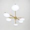 Ceiling Lamp in Brass and Murano Glass in the style of Angelo Lelli for Arredoluce, Image 5