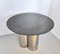 Postmodern Steel Dining Table with Round Green Marble Top, Italy, 1970s 6