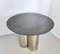 Postmodern Steel Dining Table with Round Green Marble Top, Italy, 1970s, Image 6