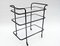 Ever Ready Barwagen aus Pulverbeschichtung & Glas von Gunter Lambert 14