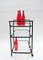 Ever Ready Bar Trolley in Powder Coat & Glass by Gunter Lambert 7