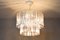 Mid-Century Italian Modern Triedri Murano Glass Chandelier ttributed to Paolo Venini for Venini, 1960s, Image 6