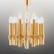 Brutalist Chandelier in Brass with 12 Arms by Angelo Brotto for Esperia, Italy, 1960s, Image 6