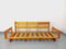 Vintage Pine and Fabric Sofa Bench, 1970s 12