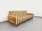 Vintage Pine and Fabric Sofa Bench, 1970s 21